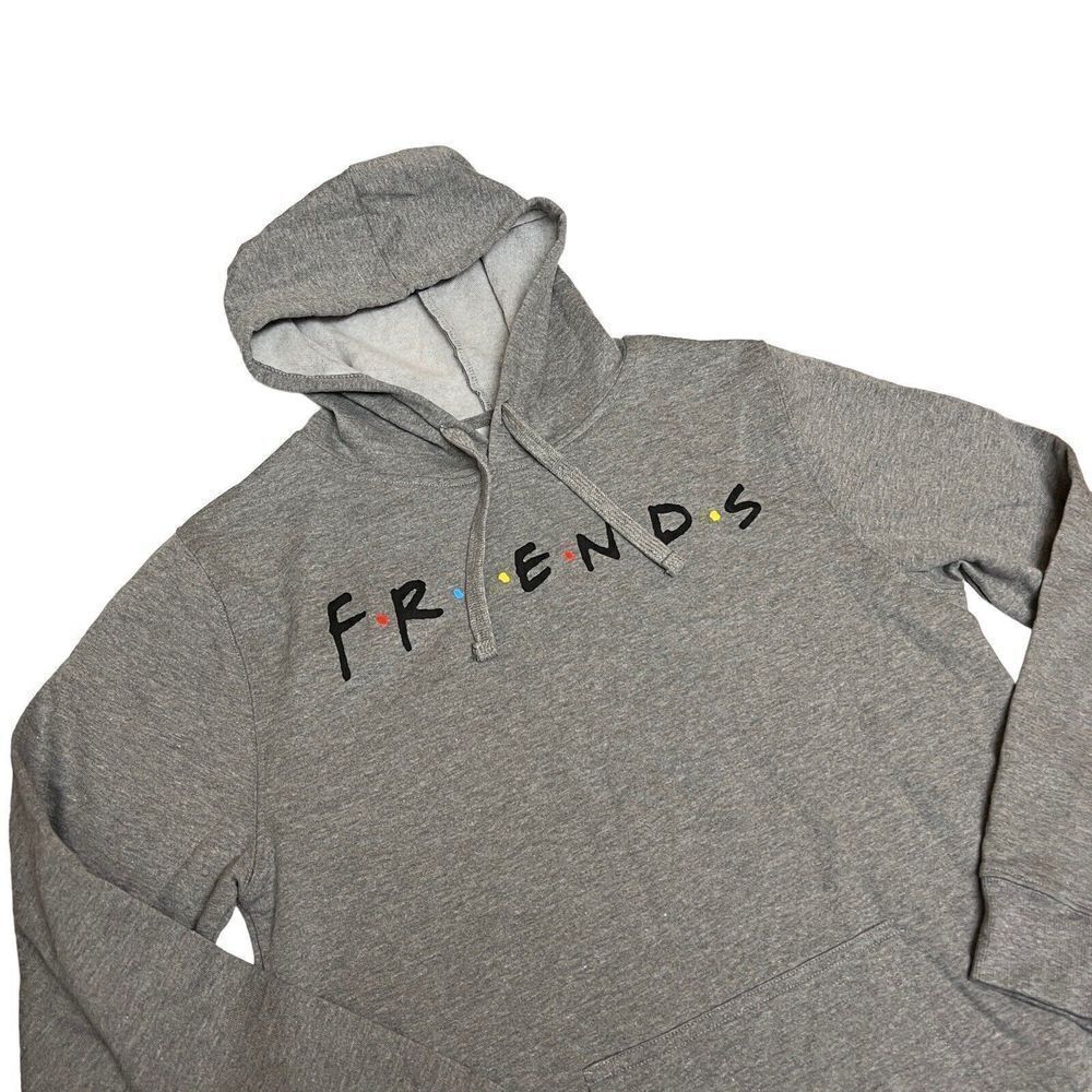 Friends TV Show Women’s S Grey Hoodie Comfy Hooded Sweater SweatShirt Classic